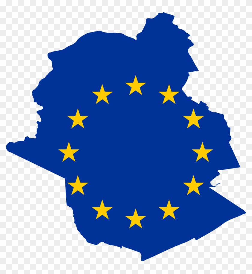 Eu Policy/wikimedia Foundation Statement - Brussels Flag Map #1642434