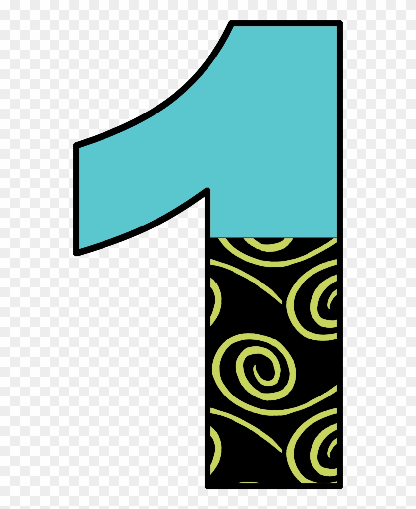 Pink Number 1 Clip Art - Pink Number 1 Clip Art #1642446