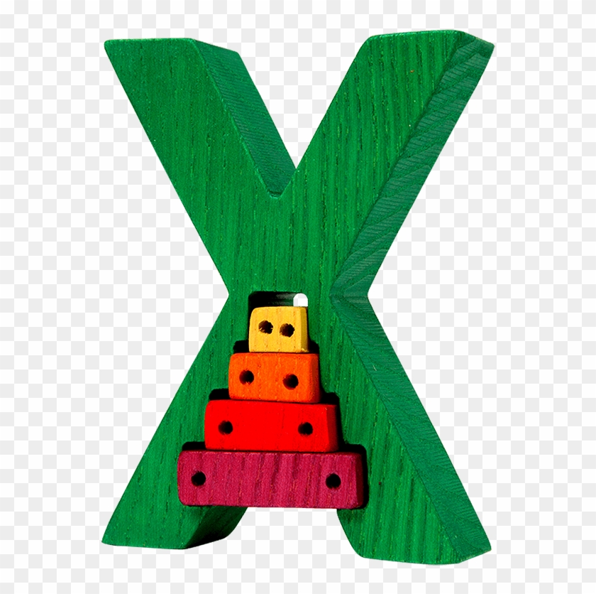Letra X De Madera En Forma De Xilofono Multicolor En - Craft #1642468