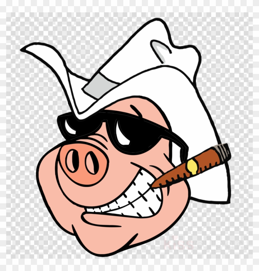 Cigar Pig Clipart Cigar Wild Boar Clip Art - Boss Hogg Clip Art #1642477