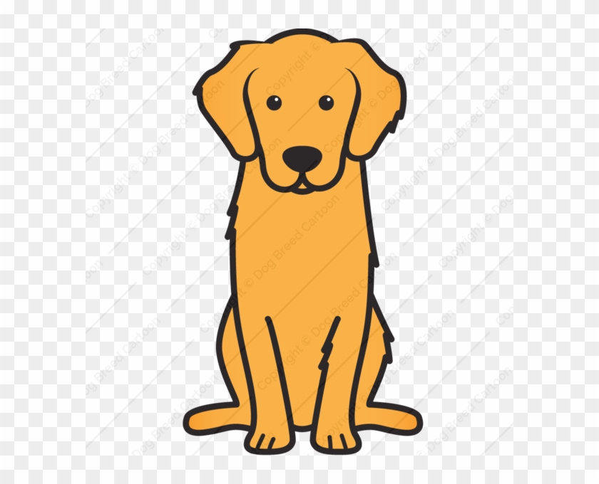 Golden Retriever Cartoon - Golden Retriever Cartoon Face #1642543