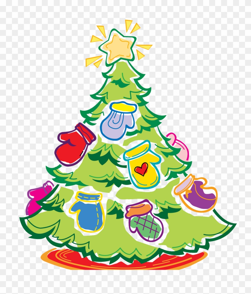 Mitten Tree Clipart - Mitten Tree #1642601