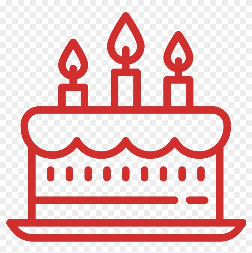 Birthday Icons - Kue Icon Png #1642838