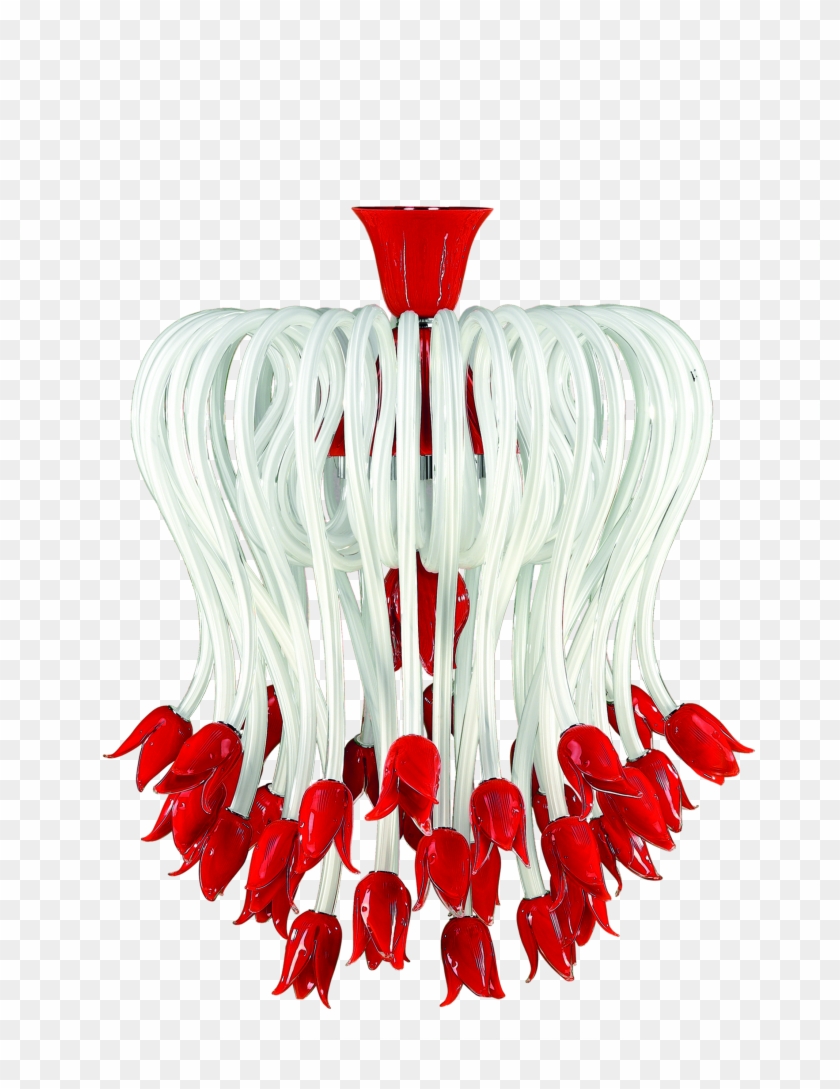 Handmade Glass Chandelier - Illustration #1642847