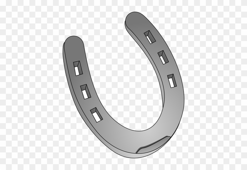 Silver Public Domain Vectors - Horseshoe Clip Art #1642871