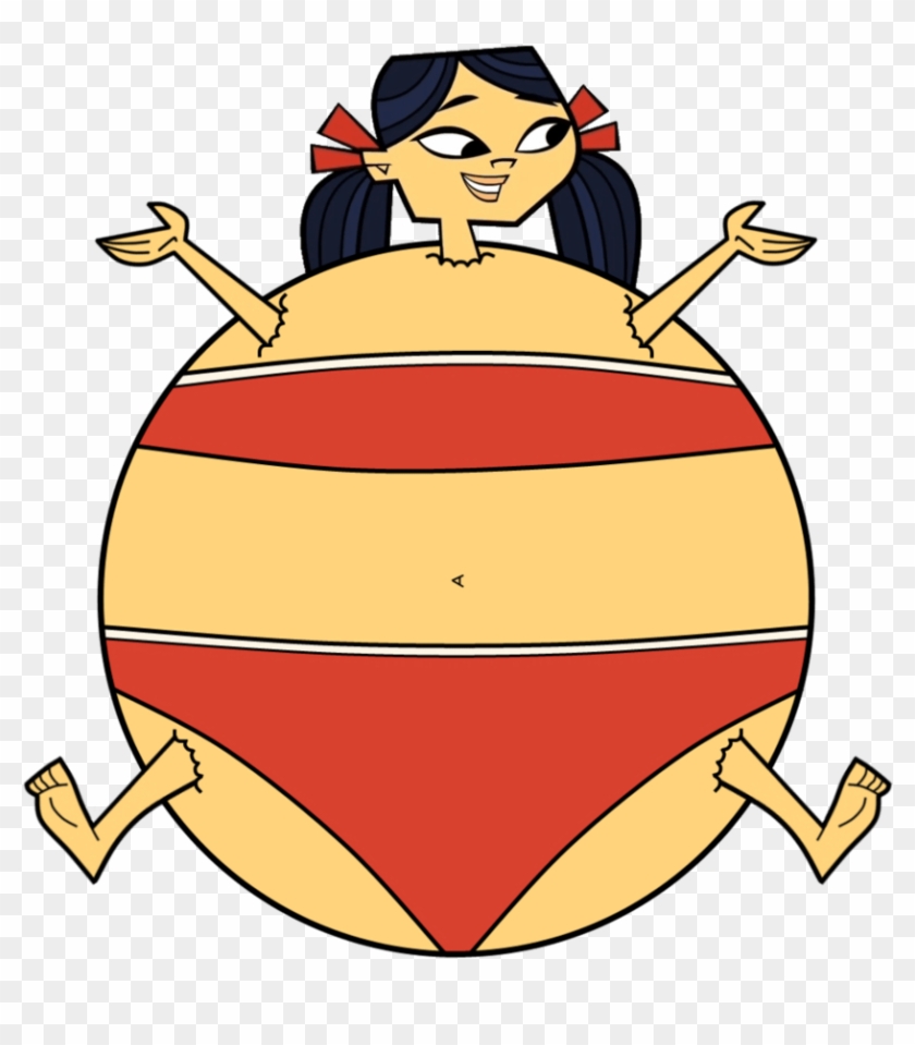 Kitty Big Ball Belly Swimsuit Version Total Drama Inflation
