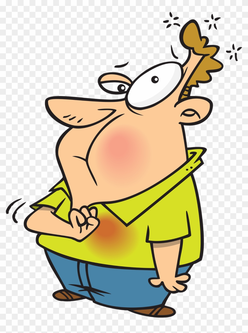 I Avoid Msg - Heartburn Cartoon #1643087