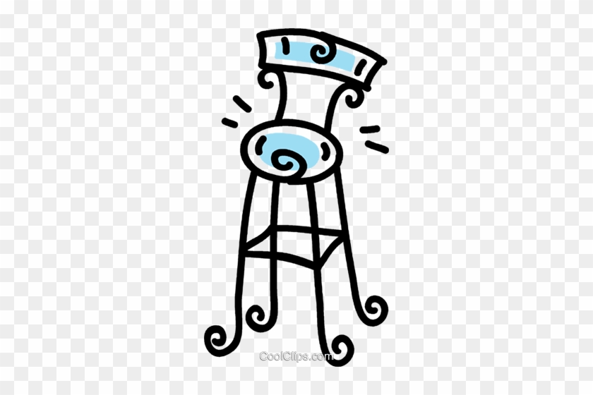High Chair Royalty Free Vector Clip Art Illustration - High Chair Royalty Free Vector Clip Art Illustration #1643093