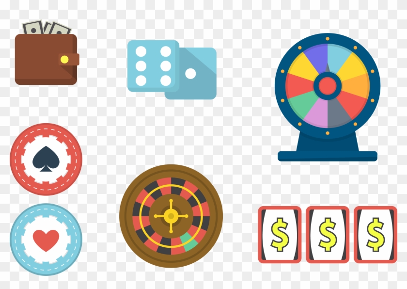 Wheel Clipart Gambling - Clip Art #1643286