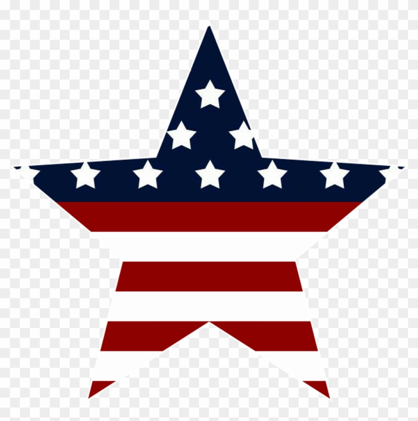 Star Americanflag Redwhiteandblue Flag Awesome Fun - Fantasienamen #1643405