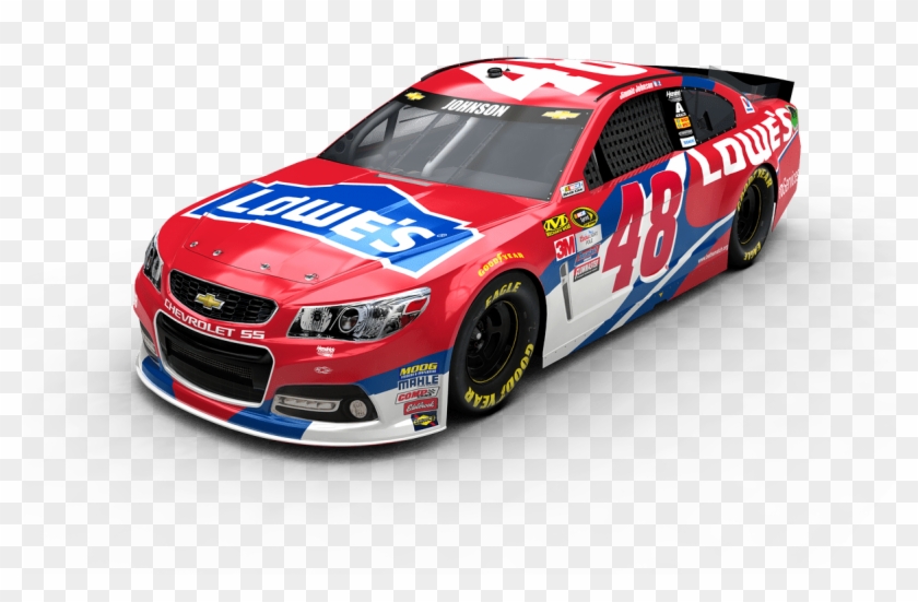 Nascar Race Car Clip Art - Jimmie Johnson Red Vest Car Png #1643478