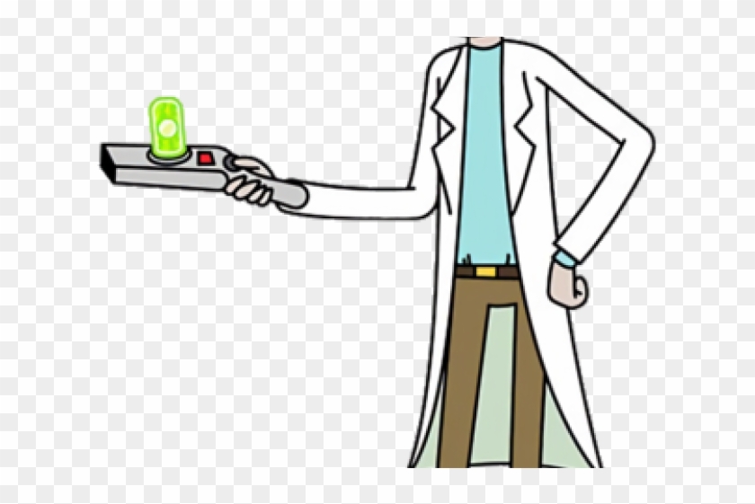 Rick And Morty Clipart Rick Sanchez - Rick With Portal Gun #1643569