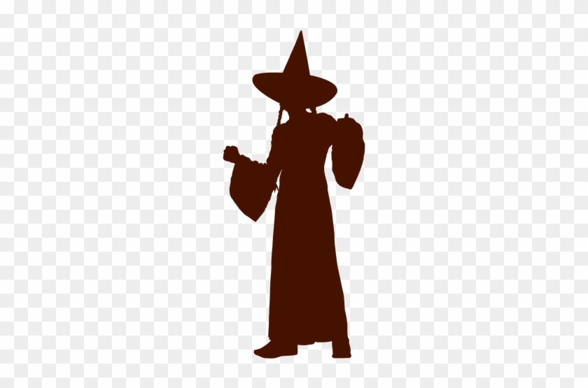 Traje Da Bruxa Baixar - Standing Witch Silhouette Png #1643571