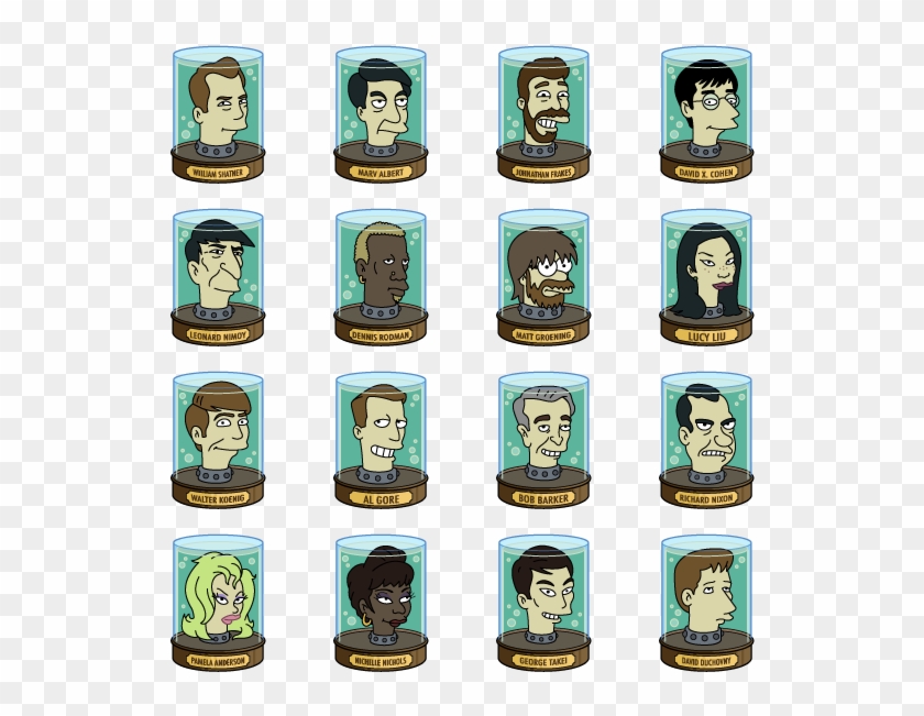 Pick-six Schaub - Futurama Heads In Jar #1643590