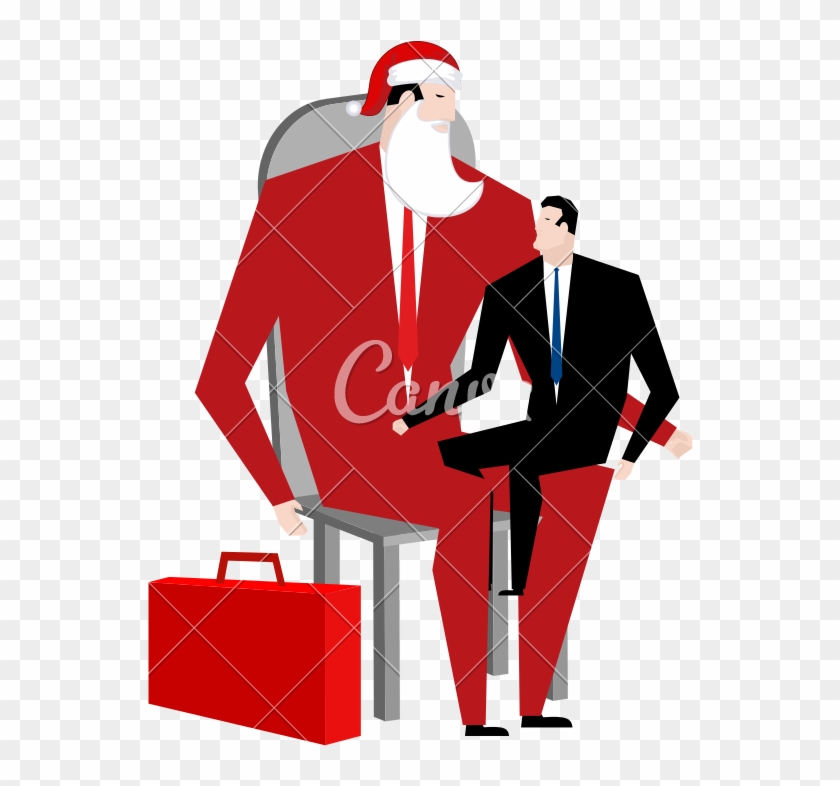 Office Christmas Icon - Boss Santa #1643630