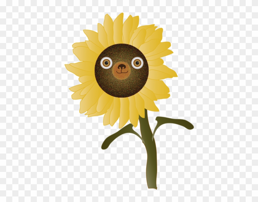 Sunflower Mascot Illustration - Black-eyed Susan #1643702