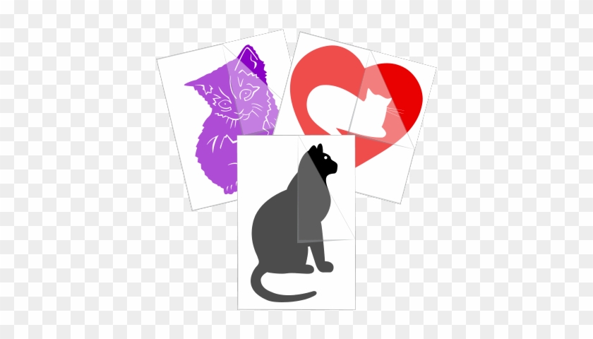 Cat Car Stickers And Decals - Cat Silhouette #1643726