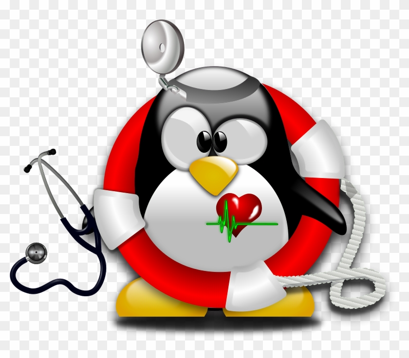 Evening Dress For Emergency Nursing Staff - Linux Penguin Tux Icon #1643846