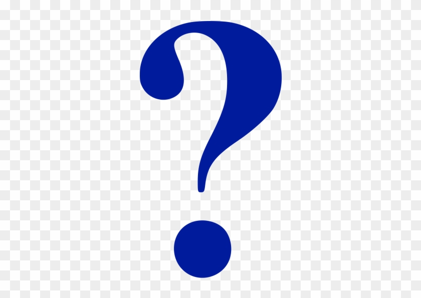 הפדגוגיה של שאילת שאלות - Blue Question Mark Png #1643972