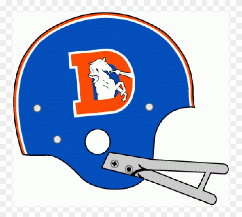Denver Broncos Iron On Stickers And Peel-off Decals - 1967 Denver Broncos Helmet #1644158