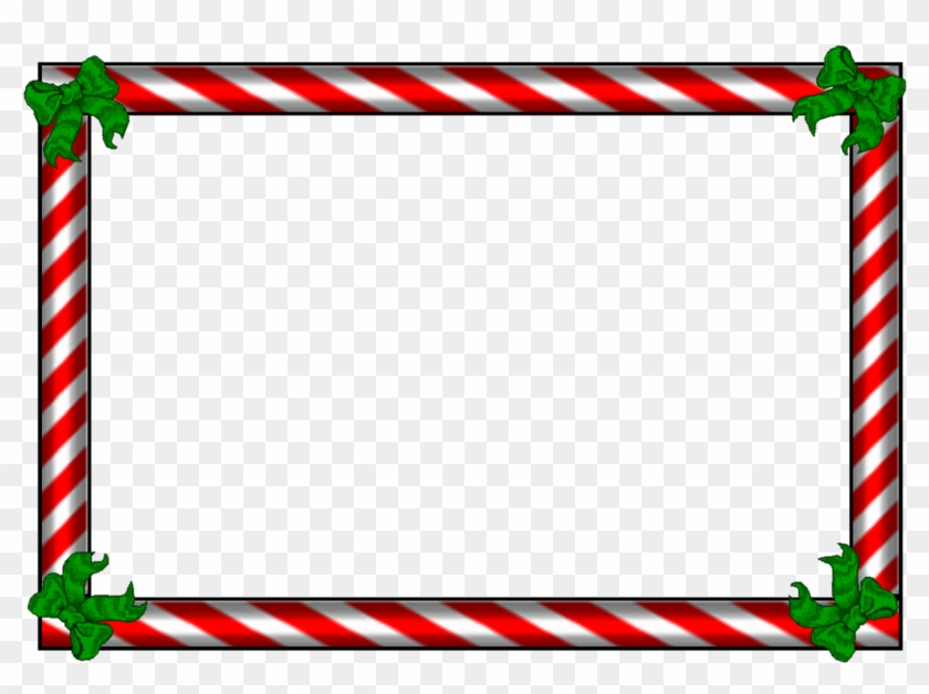 Candy Cane Borders And - Christmas Candy Cane Border #1644181