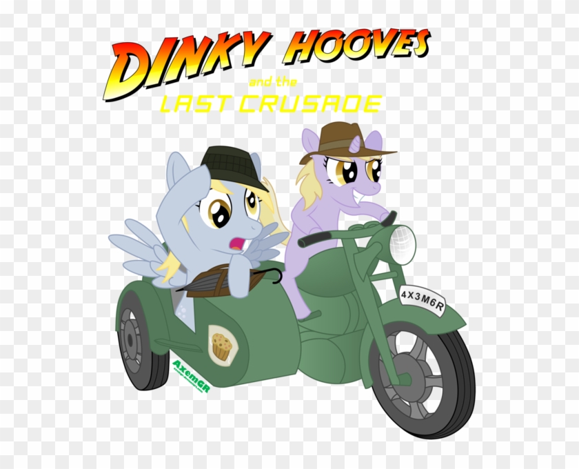 Axemgr, Crossover, Derpy Hooves, Dinky Hooves, Female, - Cartoon #1644213