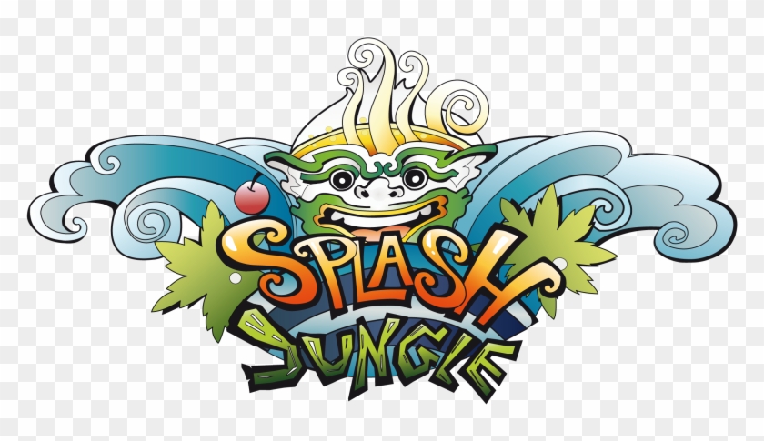 Pin Splash Park Clip Art - Splash Jungle Water Park Logo #1644236