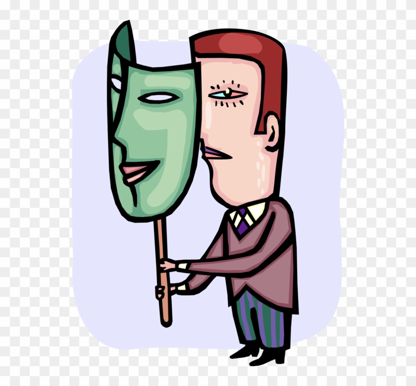 Hiding Clipart - Sich Hinter Maske Verstecken #1644246