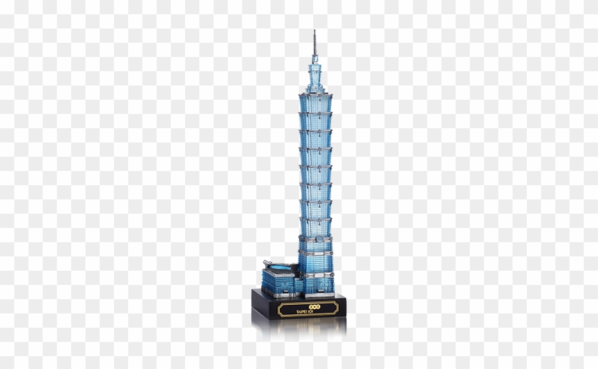 Picture Financial Center Corp Rainbow Resin Modelblue - Taipei 101 Souvenir Store #1644266