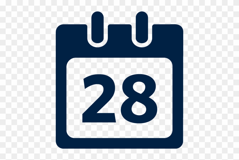 Dark Blue Calendar Icon Png #1644455