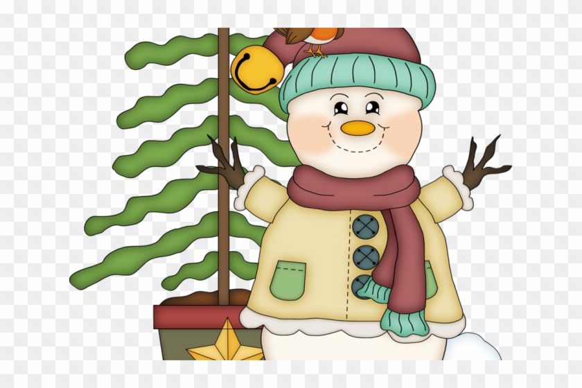 Christmas Clipart Family - Snowman #1644473