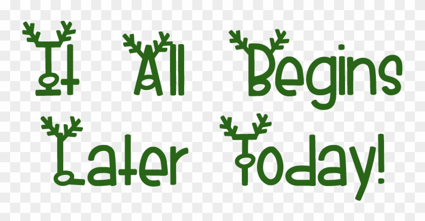 The First Day Of Our Special 12 Day Raise The Hoof - Calligraphy #1644518