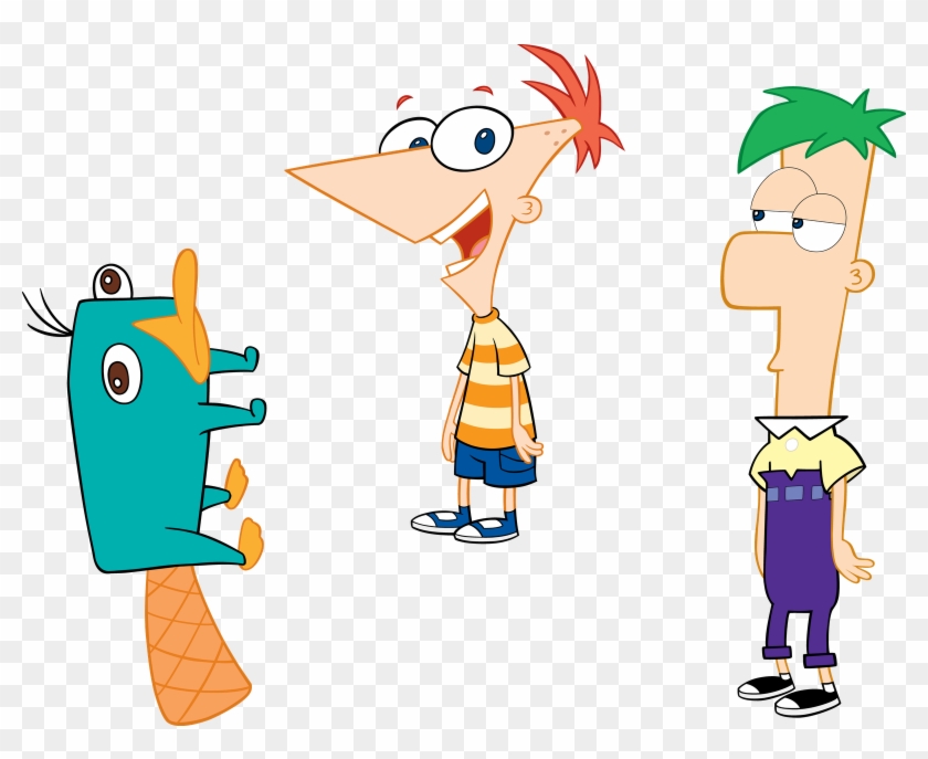 I Opened The Page In Adobe Illustrator Then Isolated - Phineas And Ferb Outfits #1644634