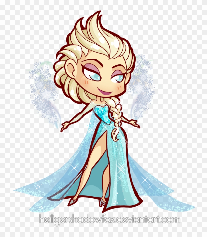 Chibi Elsa By Heiligershadowfax Pinterest - Illustration #1644638