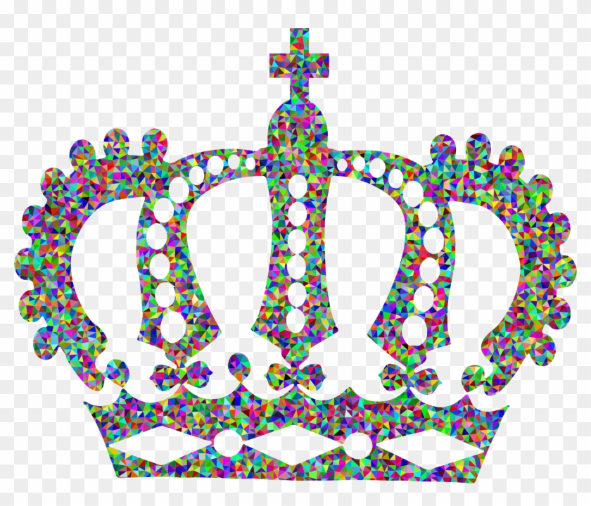Crown Clipart Teal - King Crown Silhouette Png #1644641