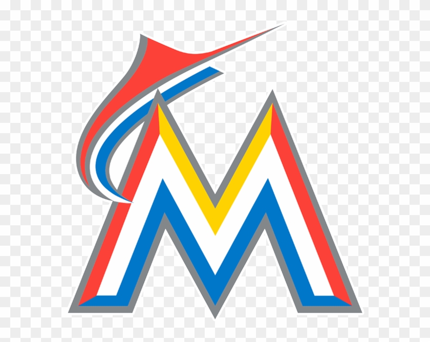Atlanta Braves Baseball Clipart - Miami Marlins Logo #1644683