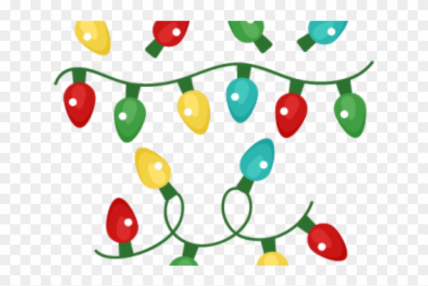 Christmas Lights Clipart Cricut - Christmas Lights Svg Free #1644766