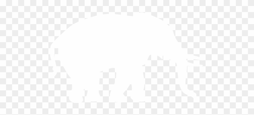 Elephant Icon Png White #1644840