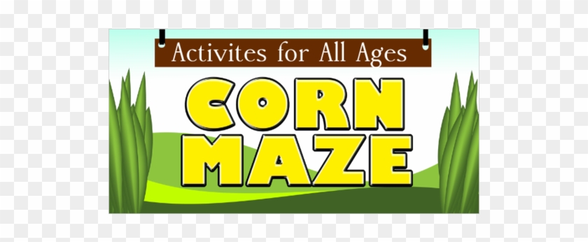 Blank Corn Maze Vinyl Banner - Blank Corn Maze Vinyl Banner #1644865