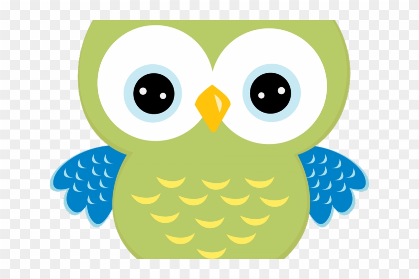 Snowy Owl Clipart Winter - Green Owl Png #1644877