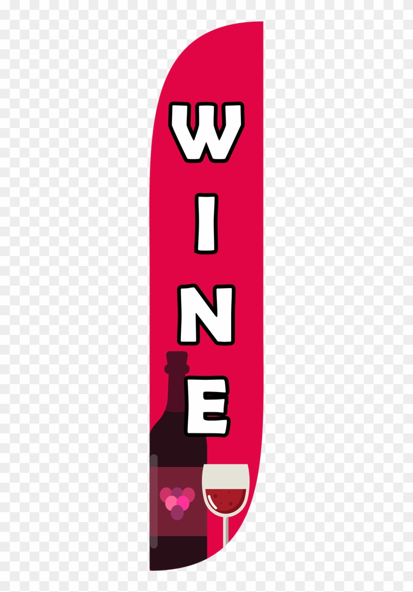 Wine Feather Flag Red Copy - Wine Feather Flag Red Copy #1645001
