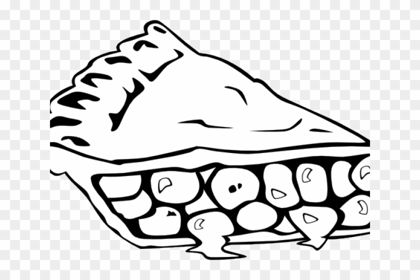 Pie Clipart Drawing - Slice Of Pie Drawing #1645076