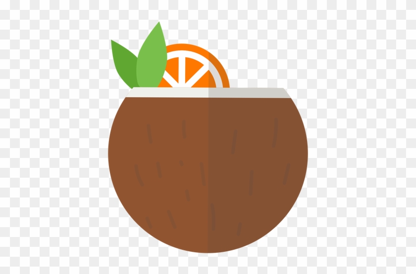 Coconut Cocktail Icon Transparent - Illustration #1645359