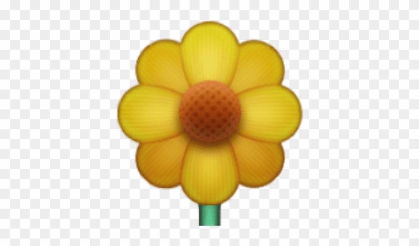 Free Png Download Ios Emoji Blossom Clipart Png Photo - Emoji Iphone Png Flores #1645376