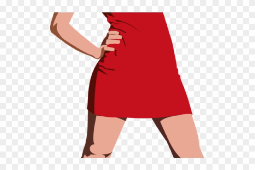 Red Dress Clipart Day - Girl #1645417
