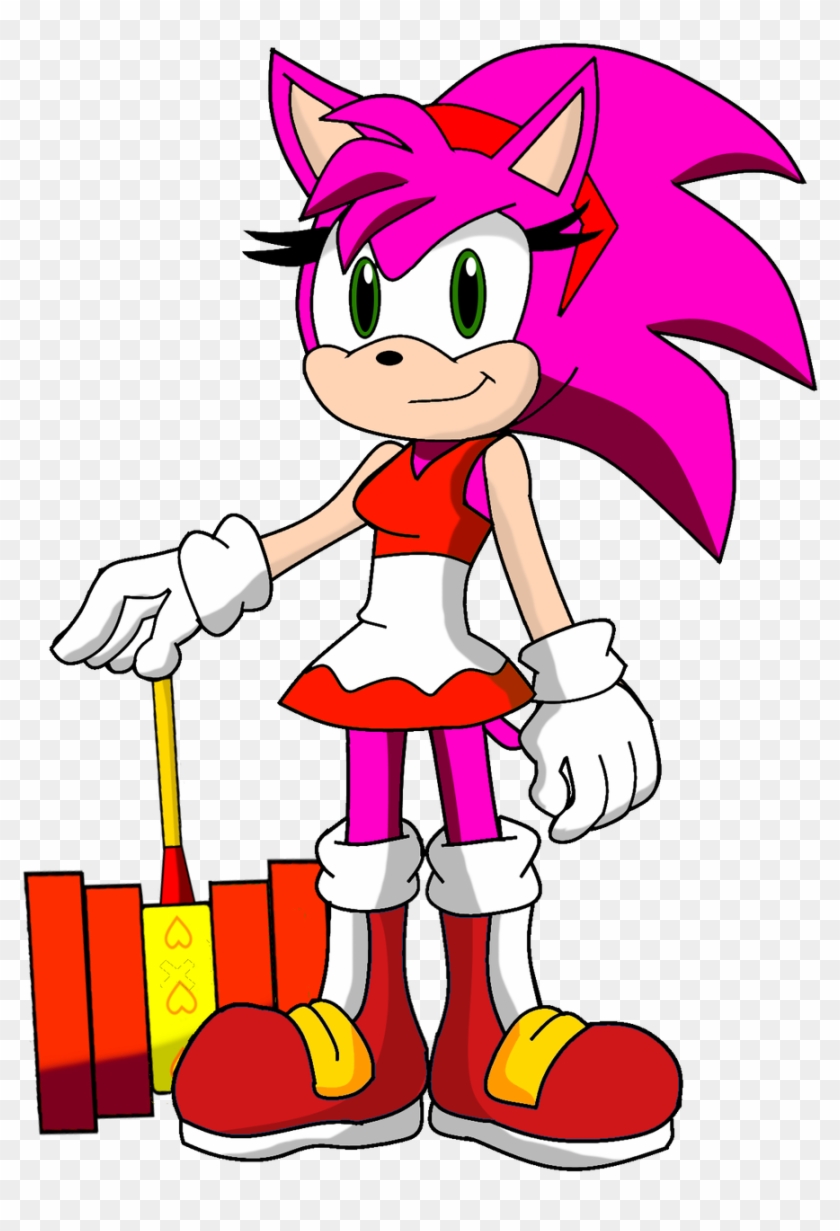 Mobius Amy Rose - Cartoon #1645428