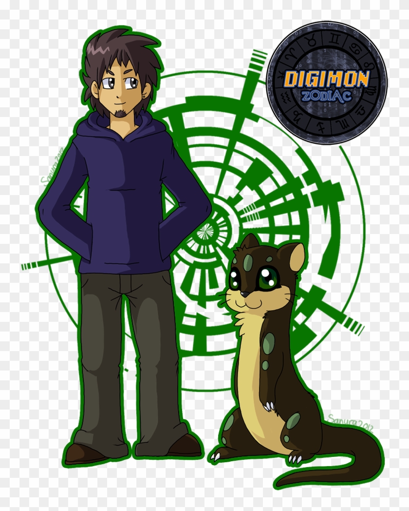 Ryan And Nivamon By Fox-song - Fan Made Digimon Characters #1645541