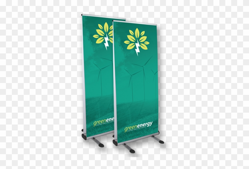 Double Sided Outdoor Retractable Banners - Retractable Banner Png #1645692