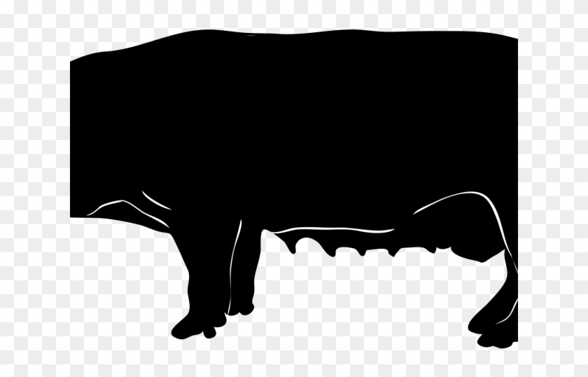Shadow Clipart Pig - Pig Body Clip Art #1645744