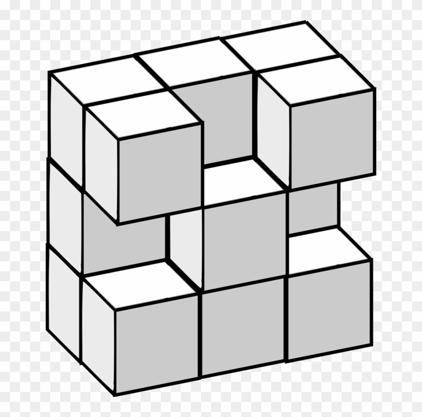 Three-dimensional Space Rubik's Cube Jigsaw Puzzles - Modular Display #1645777